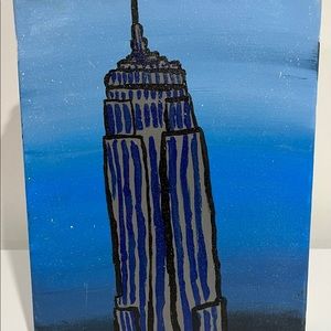 Empire State Building painting